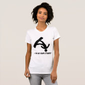 Snowboarden van mijn eigen stunts t-shirt (Voorkant volledig)