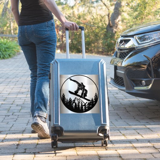 Snowboarden Vinyl Sticker (Koffer Insitu)