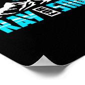 Snowboarden voor Gebed Sneeuw Jezus Poster (Hoek)