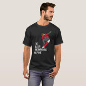 Snowboarden voor mannen Skier Snowboard Snowboa T-shirt (Voorkant volledig)