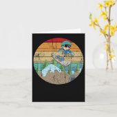 Snowboarden Winter Sport Mountain Snowboarder Son Kaart (Gele Bloem)