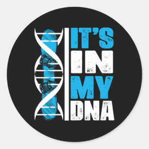 Snowboarden Wintersport Snowboard DNA Ronde Sticker