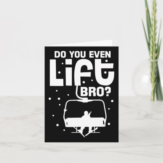 Snowboarder 1 Snowboarder Kaart (Voorkant)