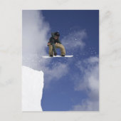 Snowboarder 2 briefkaart (Voorkant)