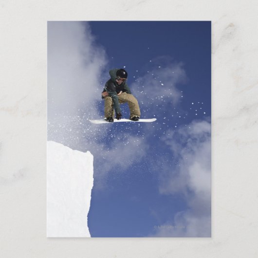 Snowboarder 2 briefkaart (Voorkant)