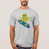 Snowboarder 4 Arm Monster T-shirt (Voorkant)