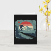 Snowboarder 4 kaart (Gele Bloem)