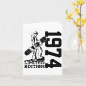 Snowboarder 51e verjaardag Snowboard 1974 Snowboar Kaart (Gele Bloem)