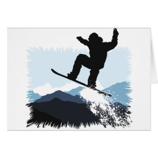 Snowboarder Action Jump