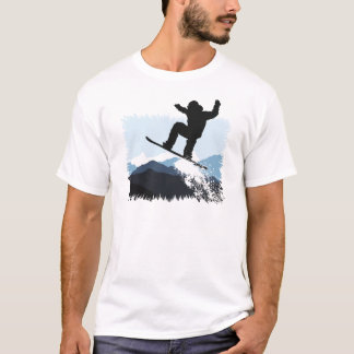 Snowboarder Action Jump T-shirt