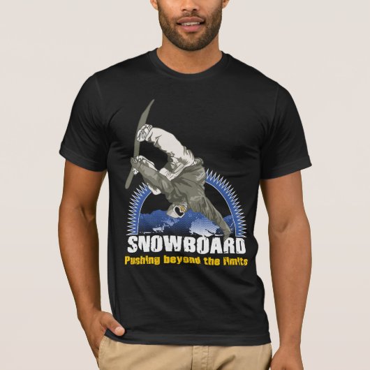 Snowboarder and Sun T-shirt (Voorkant)