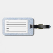 snowboarder bagagelabel (Achterkant horizontaal)