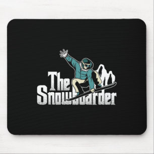 Snowboarder Bergen Winter Extreme Sport Snowbo Muismat