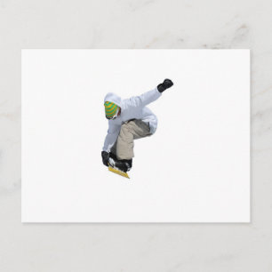 snowboarder briefkaart