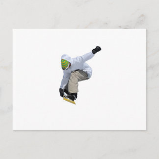 snowboarder briefkaart