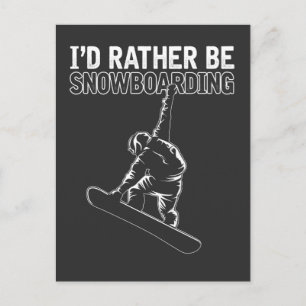 Snowboarder Briefkaart