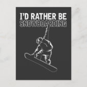 Snowboarder Briefkaart (Voorkant)