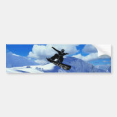 snowboarder bumpersticker (Voorkant)