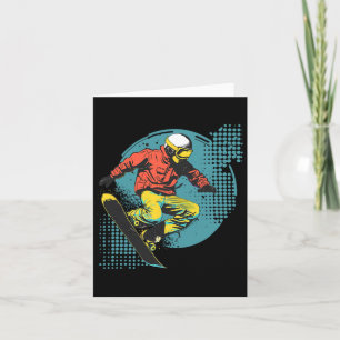 Snowboarder Comic Look Alpine Snowboarding Kaart