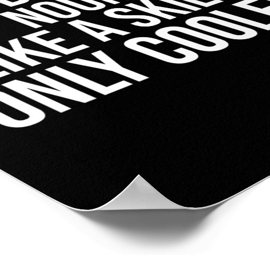 Snowboarder Definitie Woordenboek Grappig Snowboar Poster (Hoek)