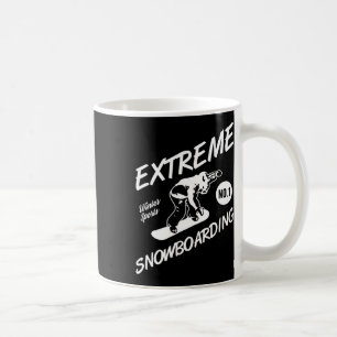 Snowboarder Extreme Snowboarden Wintersport Sneeuw Koffiemok