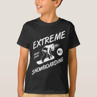 Snowboarder Extreme Snowboarden Wintersport Sneeuw T-shirt