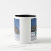 Snowboarder free riding mok (Midden)