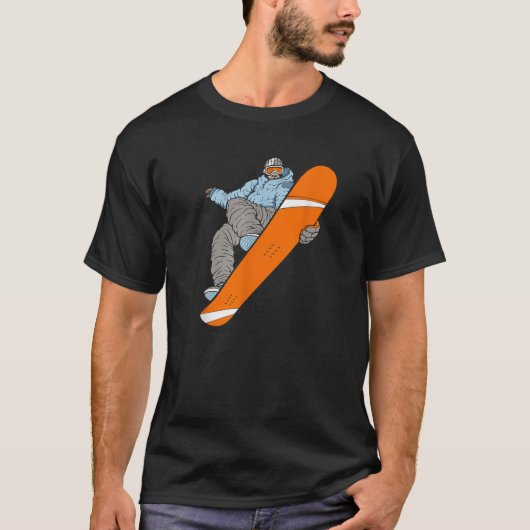 Snowboarder Gift Snowboard Unisex T's T-shirt (Voorkant)