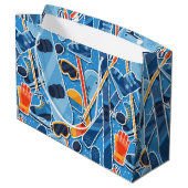 Snowboarder Groot Cadeauzakje (Achterkant Gekanteld)