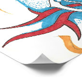 Snowboarder Grote Poster (Hoek)