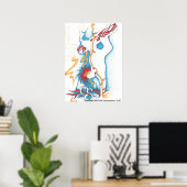 Snowboarder Grote Poster (Thuiskantoor)