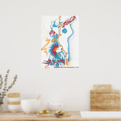 Snowboarder Grote Poster (Keuken)