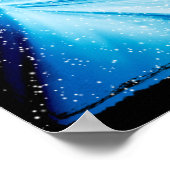 Snowboarder in Edgy Snowstorm Poster (Hoek)