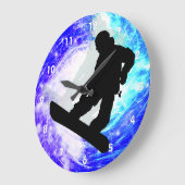 Snowboarder in Whiteout Grote Klok (Hoek)