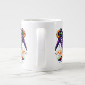 Snowboarder Jumbo Grote Koffiekop (Achterkant)