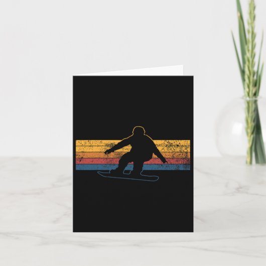 Snowboarder Kaart (Voorkant)