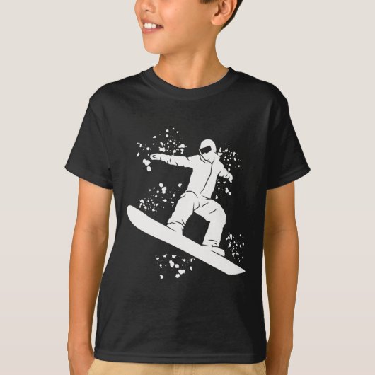 Snowboarder Kleurrijk Snowboard Snowboarden 2 T-shirt (Voorkant)