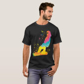 Snowboarder Kleurrijk Snowboard Snowboarden 30 T-shirt (Voorkant volledig)