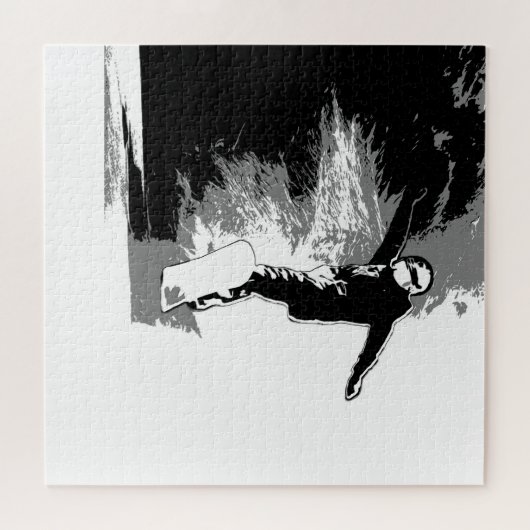 Snowboarder Legpuzzel (Horizontaal)