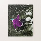 Snowboarder Legpuzzel (Verticaal)