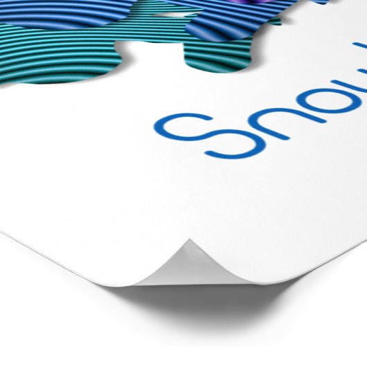 Snowboarder Logo Print (Hoek)