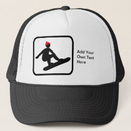 Snowboarder-Logo Trucker Pet