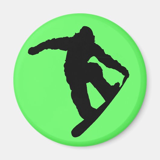 Snowboarder Magneet (Voorkant)