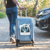 Snowboarder mailbox address sticker (Koffer Insitu)