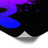 Snowboarder Mannen Snowboarding Wintersport Poster (Hoek)