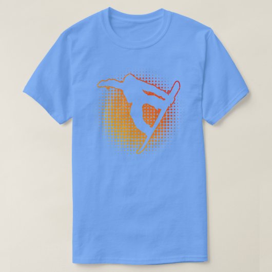 Snowboarder-Mannen voor vrouwen T-shirt (Design voorkant)