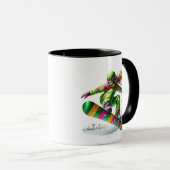 Snowboarder  mok (Voorkant rechts)