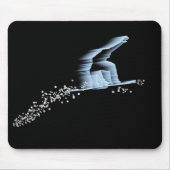 Snowboarder Mousepad Muismat (Voorkant)