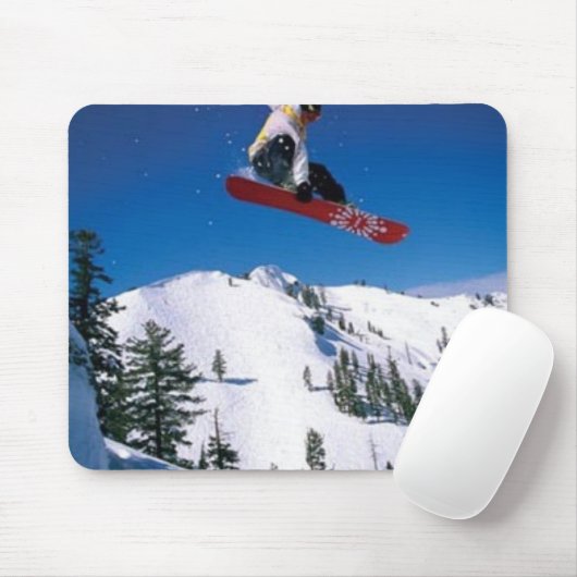 Snowboarder Muismat (Met muis)