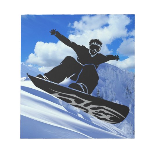 snowboarder notitieblok (Voorkant)